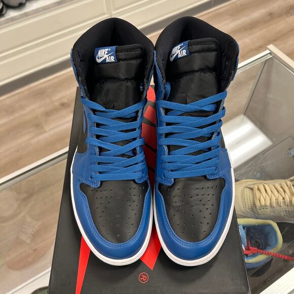 Jordan 1 Retro High OG Dark Marina Blue size 12 Pre Owned - Picture 3 of 8